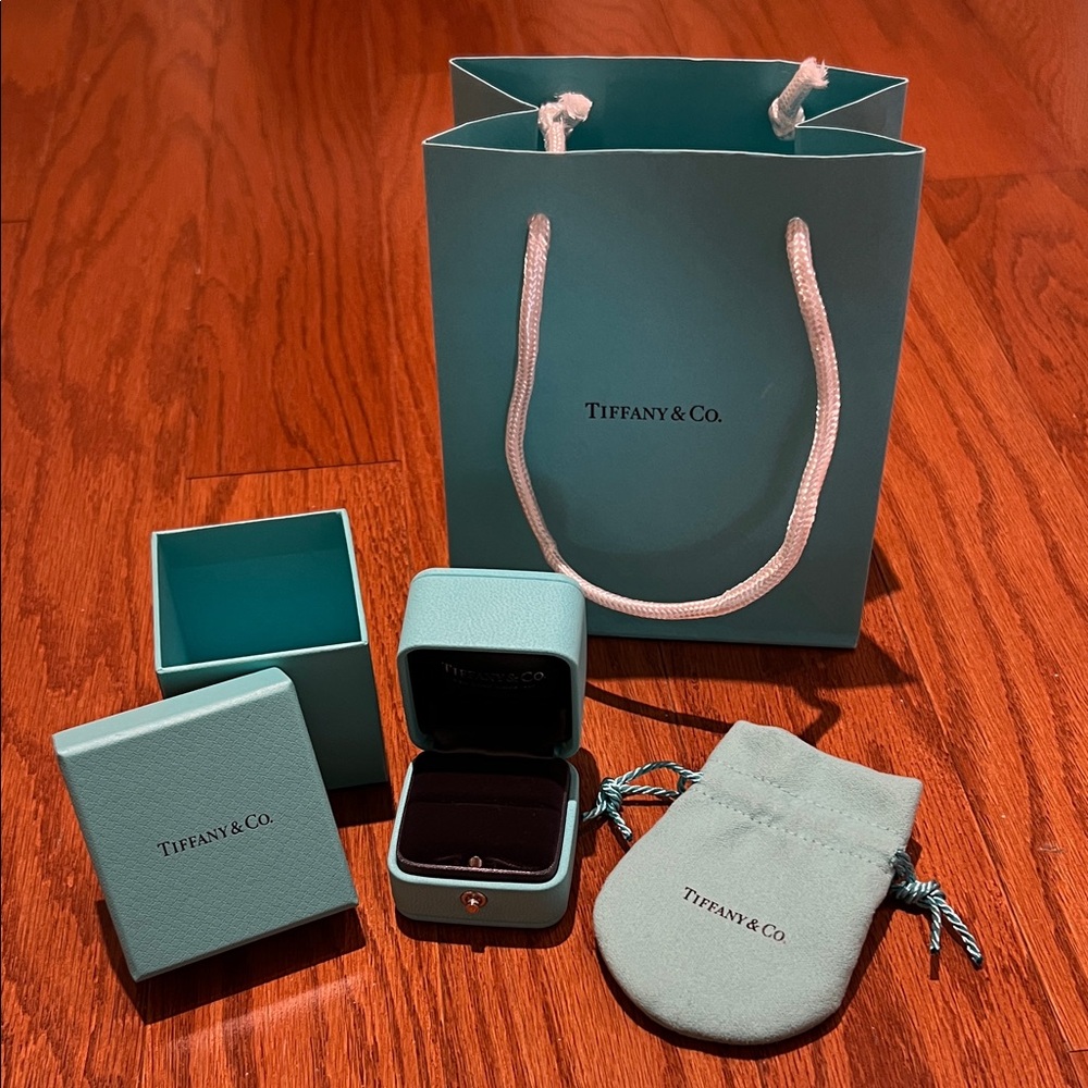Tiffany & Co. iconic blue ring set